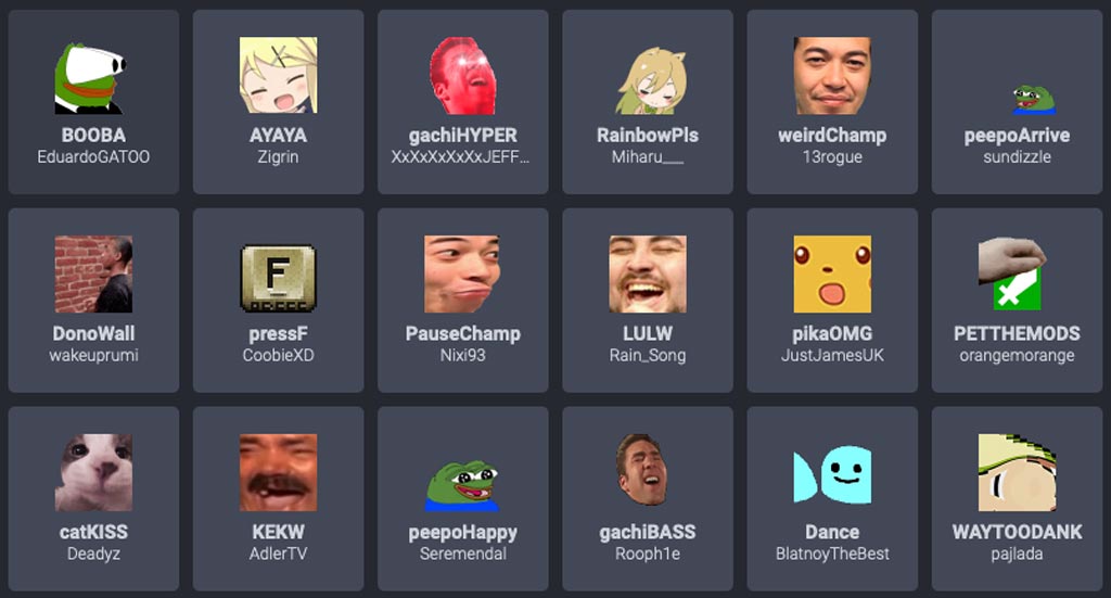 Better Twitch TV Emotes