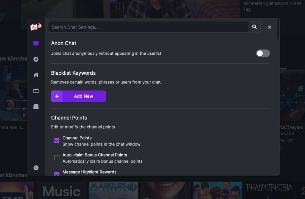Better Twitch TV Settings